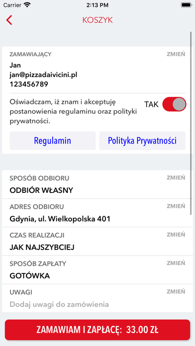 Pizza dai vicini Screenshot