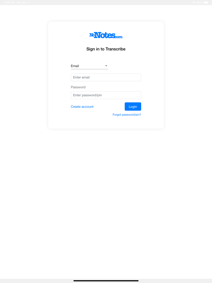 Transcribe by NoNotes