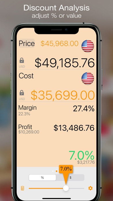 Margin+ (Margin Calculator) Screenshot