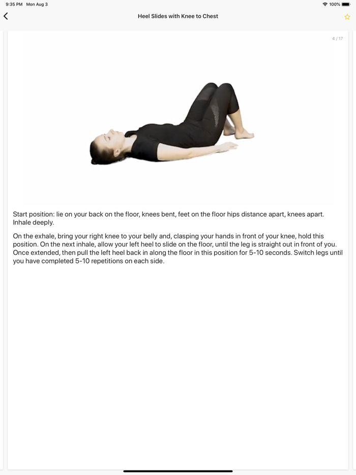 Back pain exercises at home