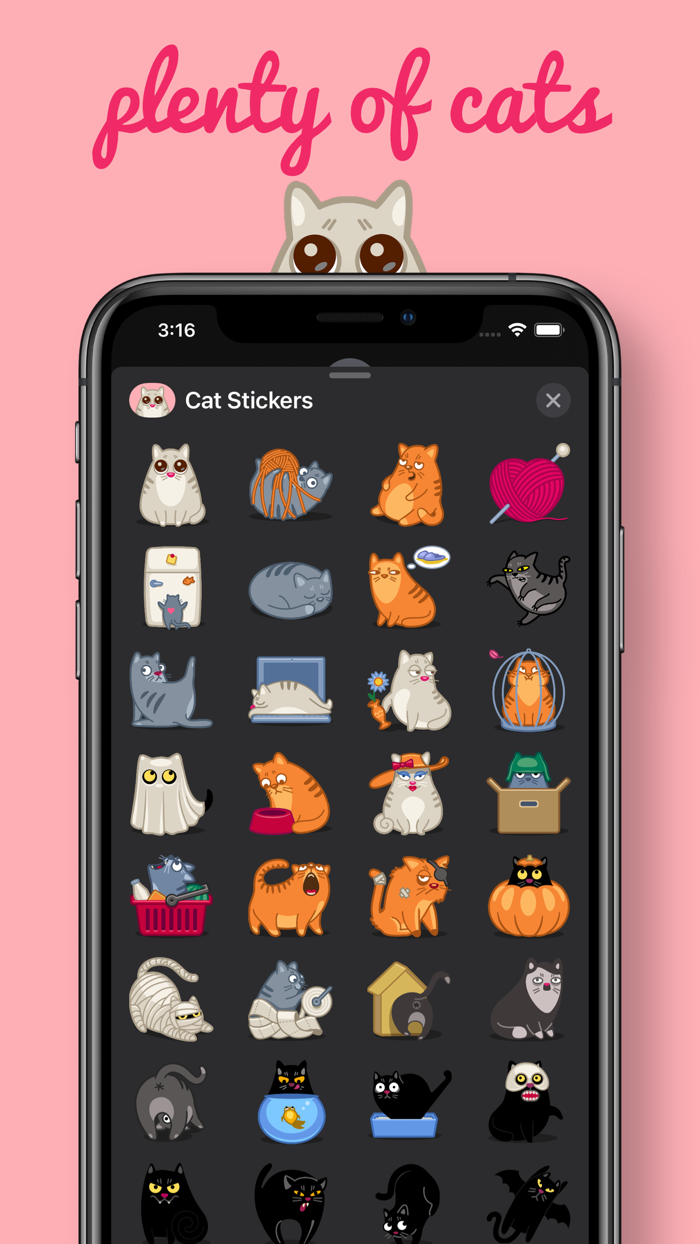 Cat Stickers Pack