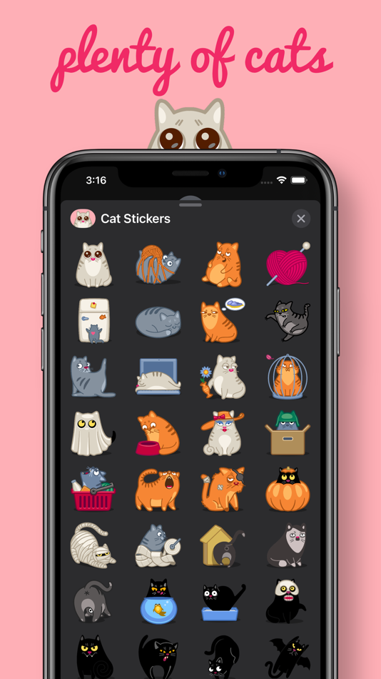 #1. Cat Stickers Pack (iOS) 由: Taphive GmbH
