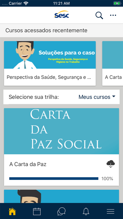 Universidade Corporativa SESC Screenshot