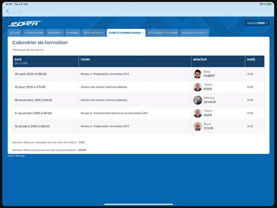 Screenshot #6 pour DRIVUP Scool