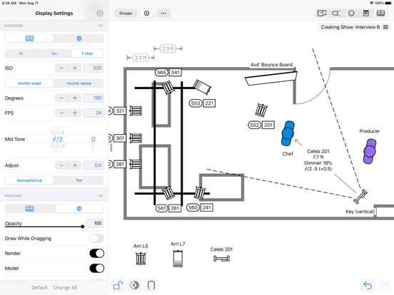 Screenshot #6 pour Lighting Designer