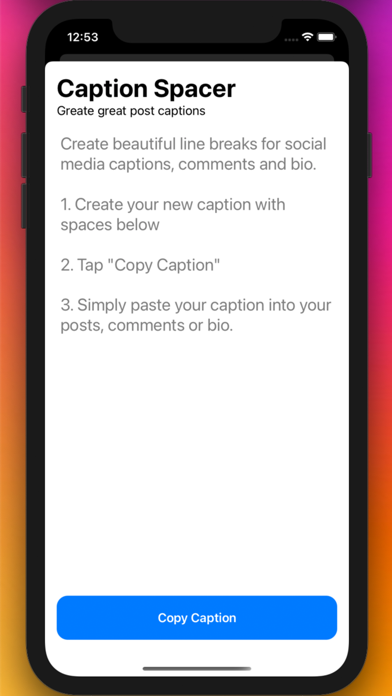 Hashtags for Insta - AiTag Screenshot