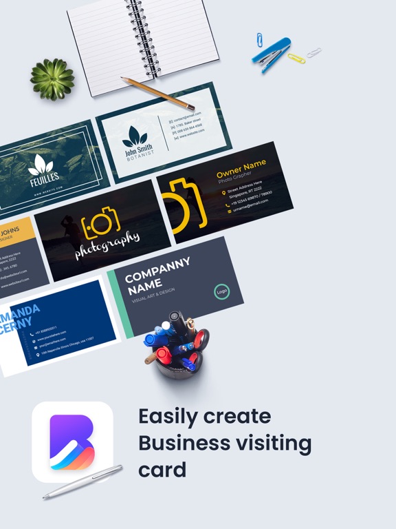 Screenshot #4 pour Digital Business Card Maker