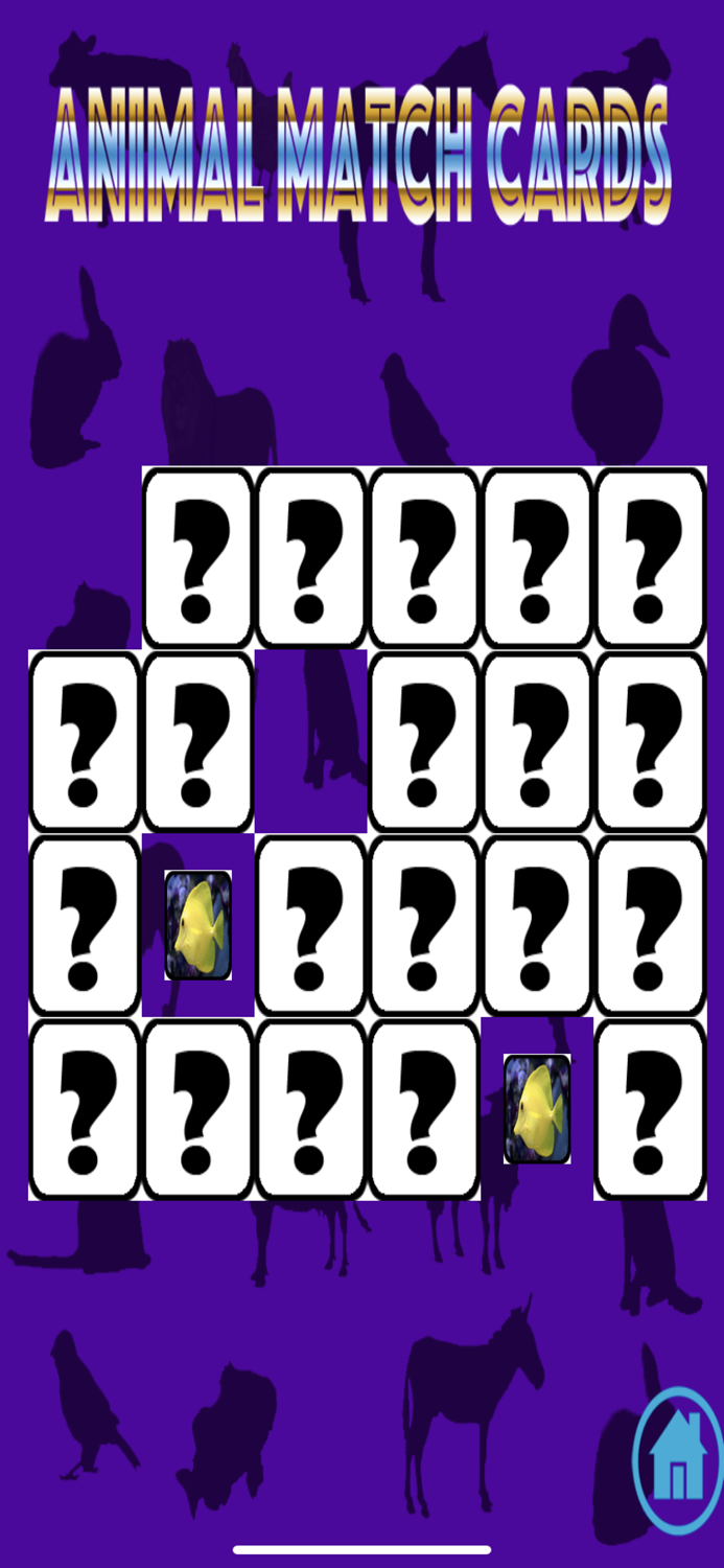 Ninus Animal Match Card Game