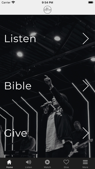 New Beginnings Church App Screenshot