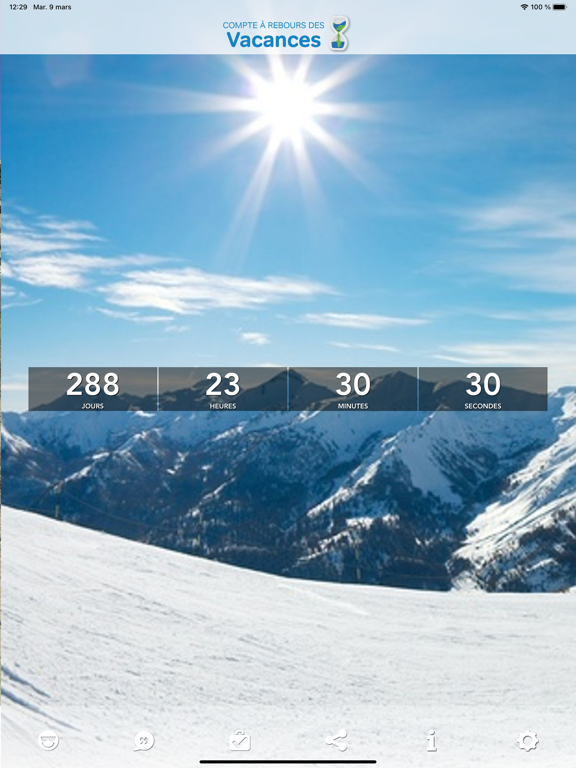 Screenshot #5 pour Compte à rebours de vacances