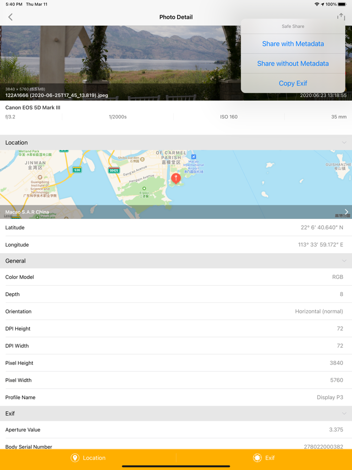 Exif Viewer - Photo Metadata
