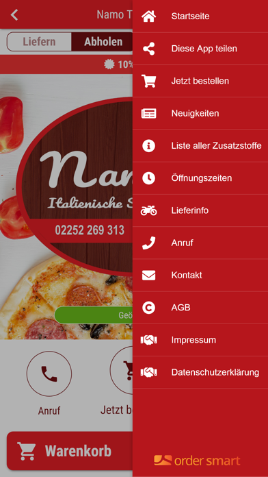 Namo Takeaway Screenshot