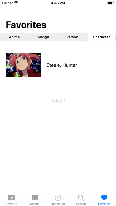FavoriteAnimeList Screenshot