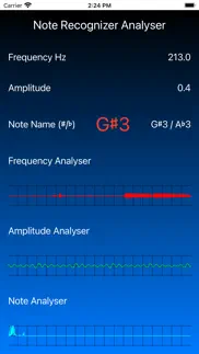 note recognizer analyser iphone screenshot 3