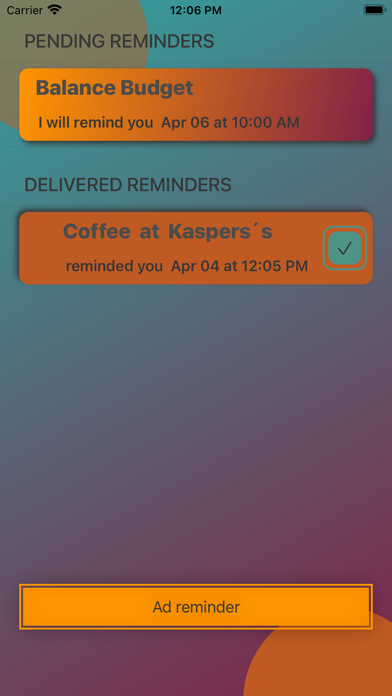 LittleReminder Screenshot