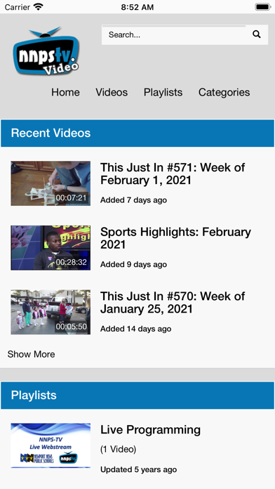 NNPS-TV Screenshot