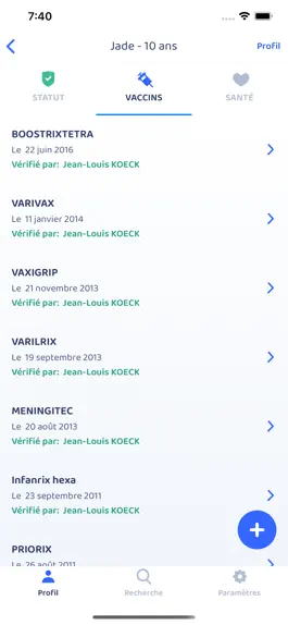 Game screenshot MesVaccins - Suivi des vaccins apk