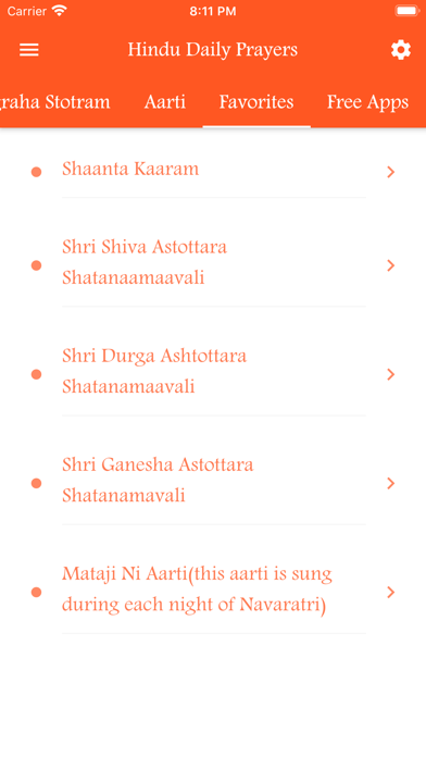 Hindu Daily Prayers Screenshot