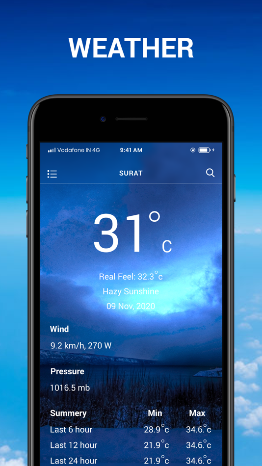 #1. Live Weather : Local Forecast (iOS) 由: Nitin Katrodiya