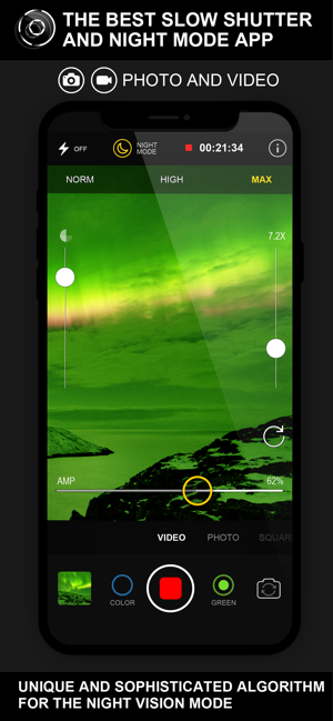 ‎Night Mode-Long Exposure Video Screenshot