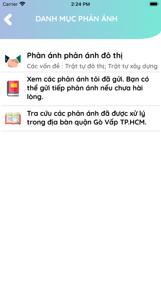 #2. Gò Vấp Trực Tuyến - Người Dân (iOS) By: VIETINFO TECHNOLOGY CORPORATION