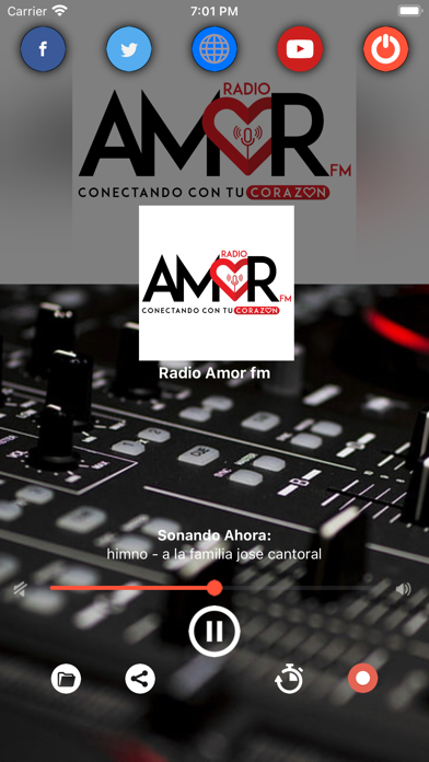 Radio Amor fm Screenshot