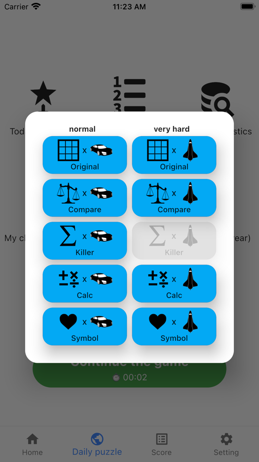 #7. All Sudoku - 5 kinds of sudoku (iOS) 由: Gyuhyeon Jeon