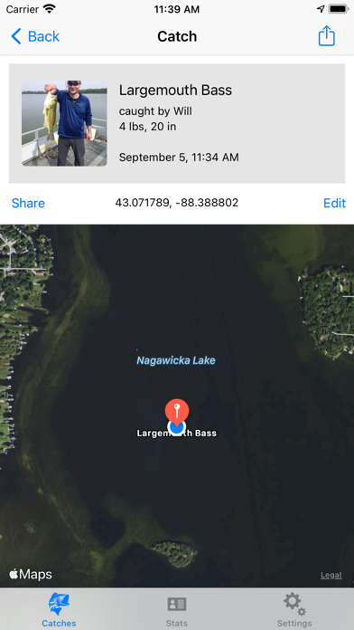 Catch - Fish Log for Anglers Screenshot