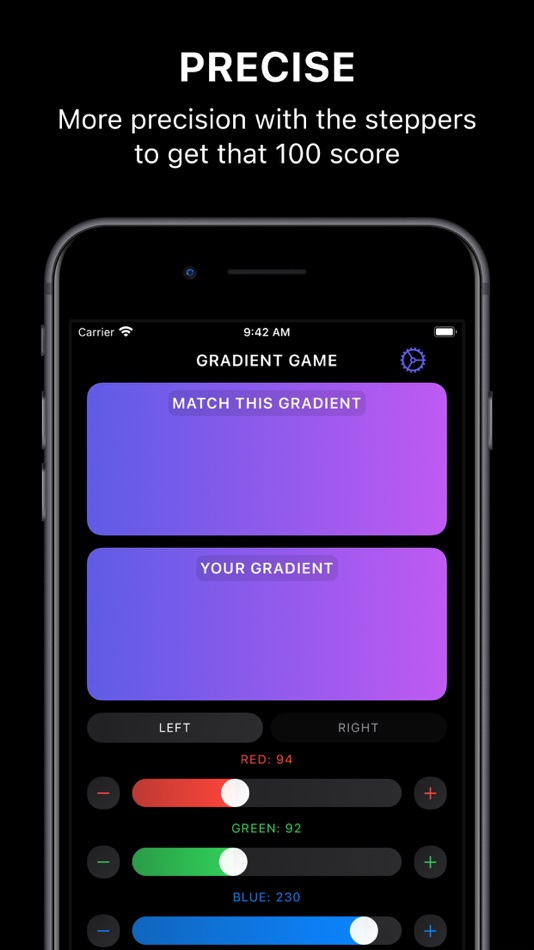 #2. Gradient Match Game: Descent (macOS) Bởi: Rudrank Riyam