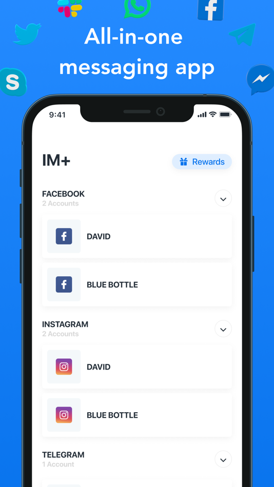 #1. IM+ Instant Messenger (iOS) 由: SHAPE GmbH