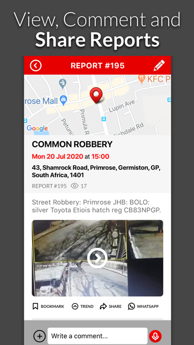 CrimeSpotter Screenshot