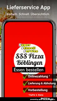 sss pizza service böblingen iphone screenshot 1