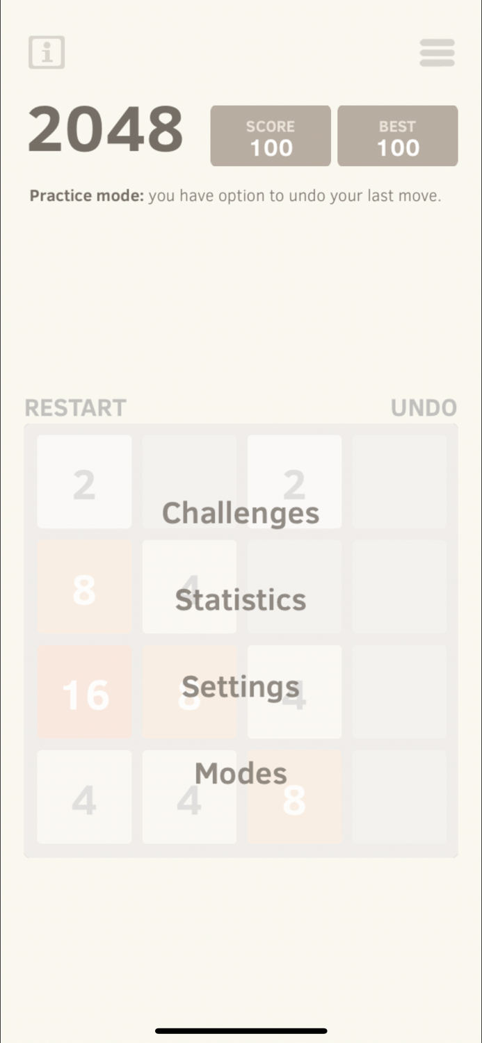 2048 Number Puzzle game