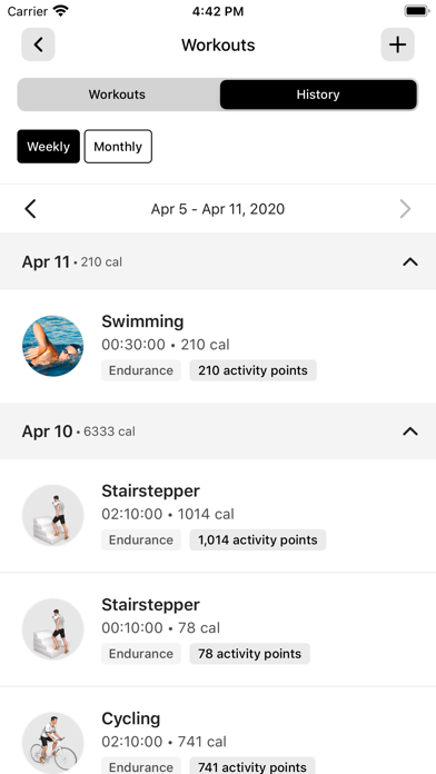 Verge Fitness Screenshot