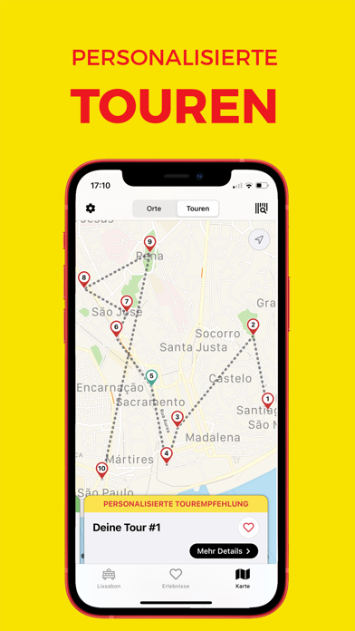 Reiseplaner Lissabon Screenshot