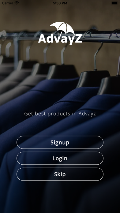 Screenshot 1 of Advayz App