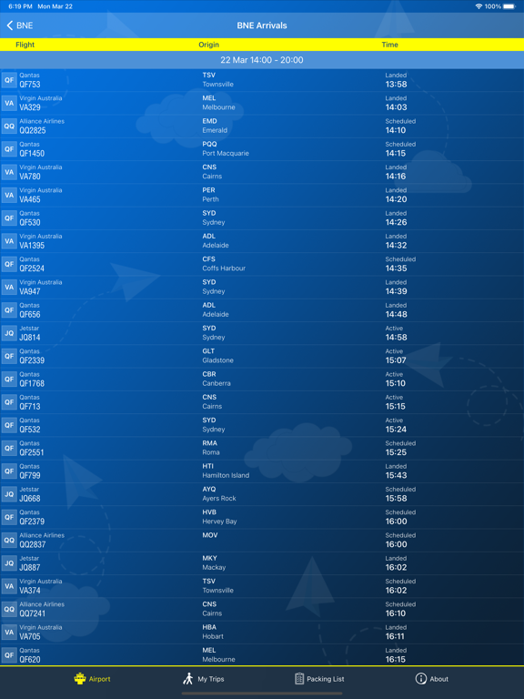 Screenshot #6 pour Brisbane Airport Info + Radar