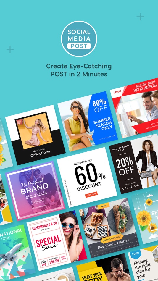#1. Post Maker for Social Media (iOS) 由: Hiteshkumar Hihoriya