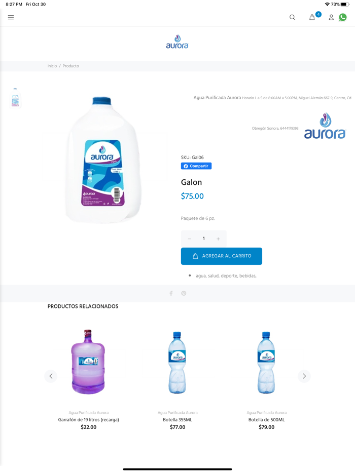 Aurora - Agua Purificada