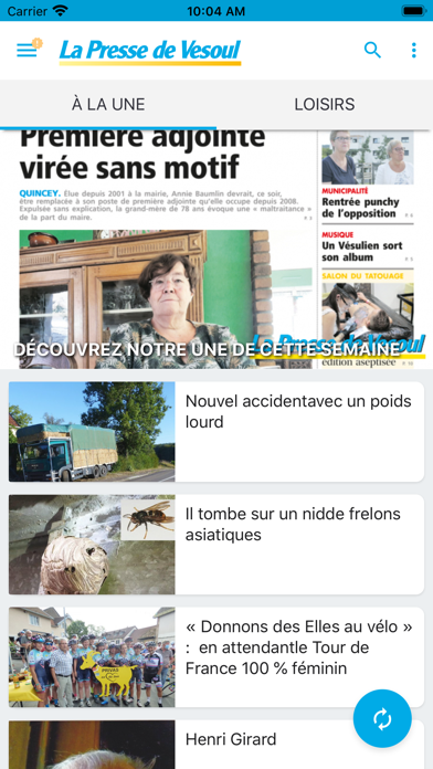 La Presse de Vesoul Screenshot