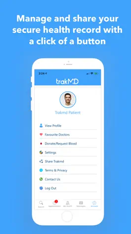 Game screenshot trakMD: Find & Book Doctors hack