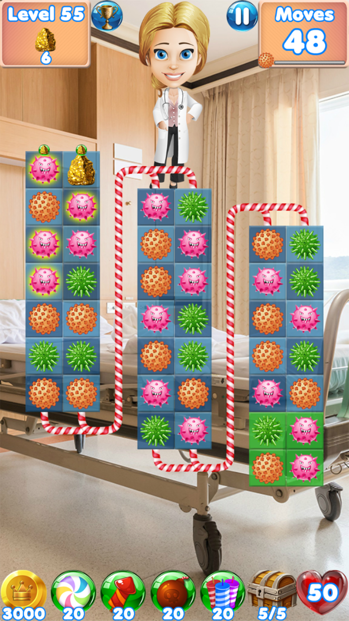 Healthcare Heroes Match 3 Game