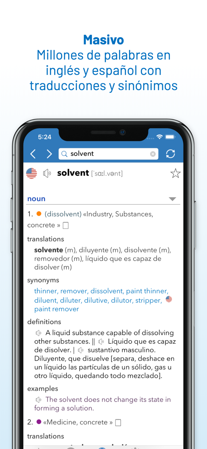 Diccionario Inglés Español Com screenshot 3
