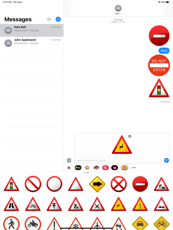 Crazy Traffic Signs Stickers