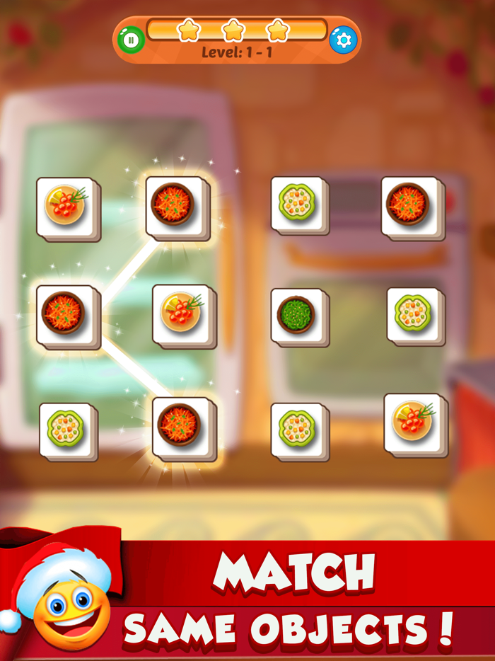 Food Master Tile Connect Game