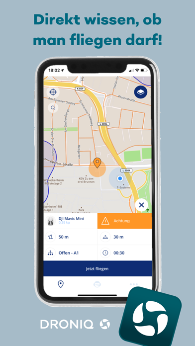 Droniq App Screenshot