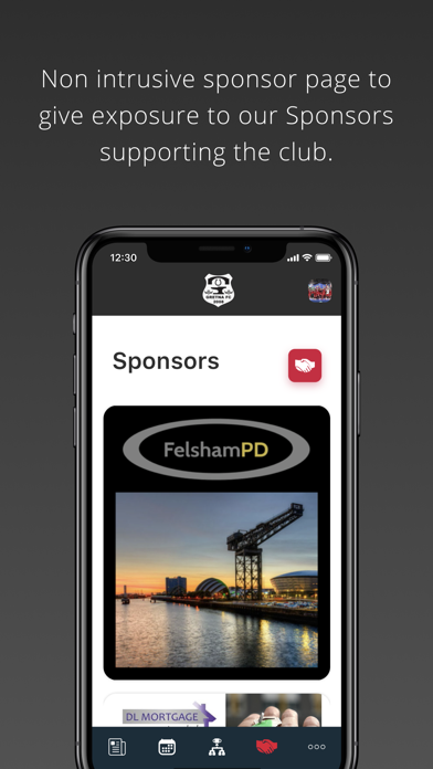 Gretna FC 2008 Official App Screenshot