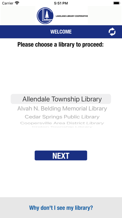 Lakeland Library Cooperative Screenshot