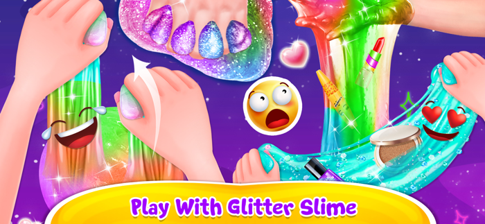 Makeup Slime - Glitter Fun