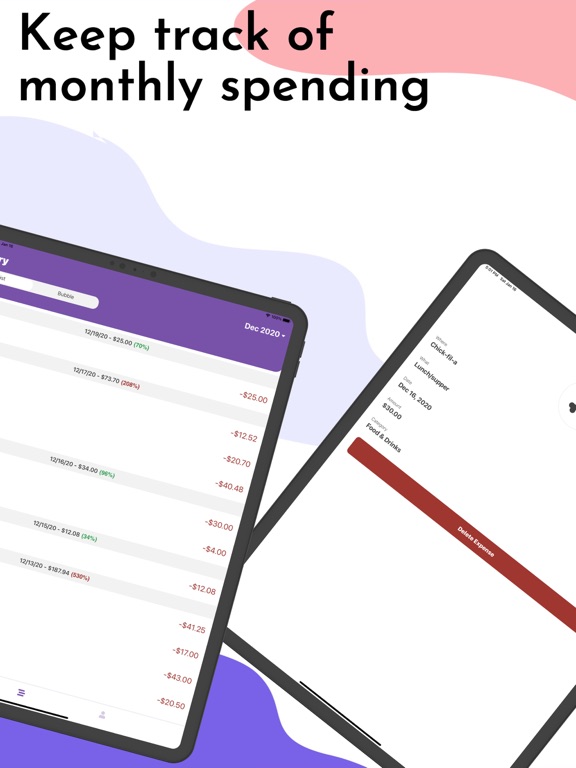 Bdgt - Money Tracking iPad screenshot 2 - Finance app